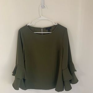 JCrew Ruffle Sleeve Blouse